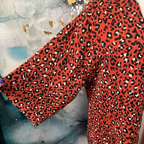 EVRI | Leopard Print Kimono - Picture 6 of 8